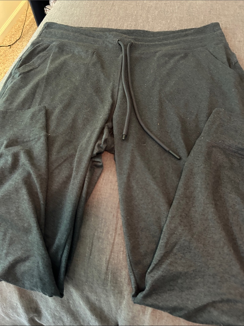 Lole Black Drawstring Jogger Pants